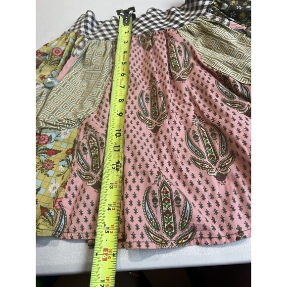 Matilda Jane Serendipity Calico Gabby Skirt size 8 Black Pattern - Picture 3 of 7